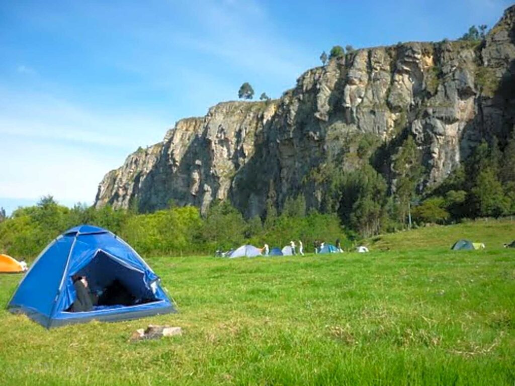 Lugares para acampar cerca a bogota