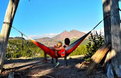 Hamacas de viaje para dormir la siesta de camping, pero también en