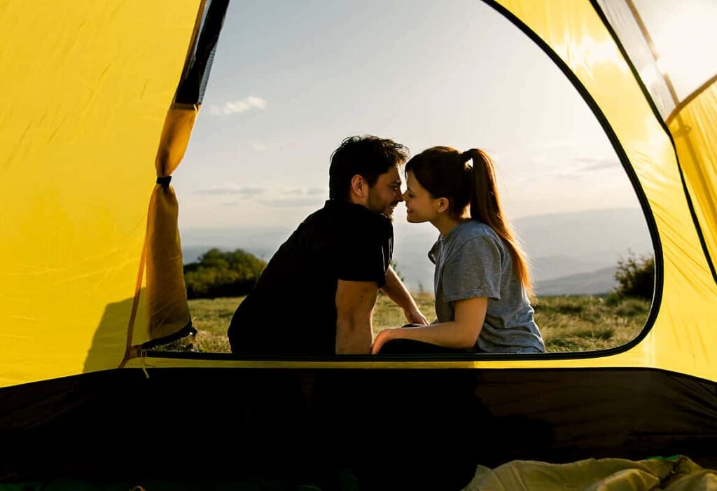 camping en pareja